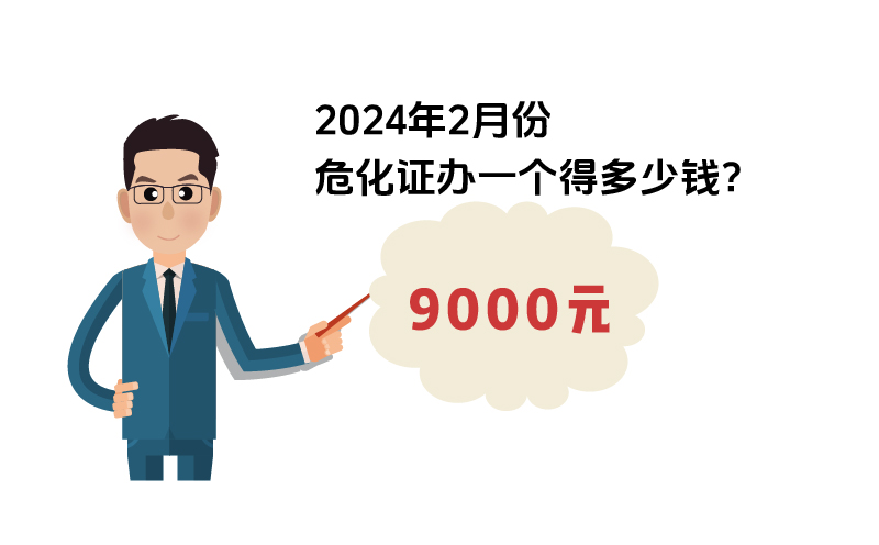 2024年2月份?；C辦一個得多少錢？ 需要9000元